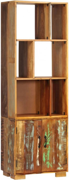 Kirjahylly 60x35x180 cm kierrätetty puu_1