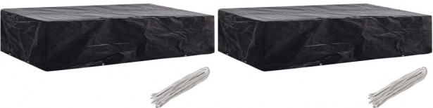 Aurinkotuolin suojat 2 kpl, 8 purjerengasta, 218x77x55 cm