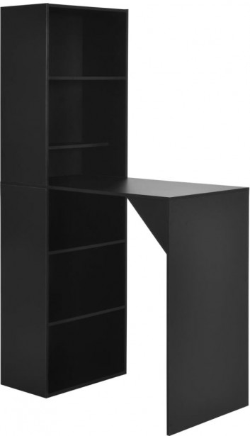Baaripöytä kaapilla musta 115x59x200 cm_1