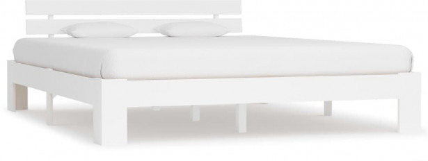 Sängynrunko valkoinen mänty 180x200 cm_1