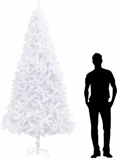Tekojoulukuusi, 300cm, valkoinen 