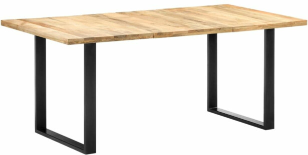 Ruokapöytä 180x90x76cm täysi mangopuu_1