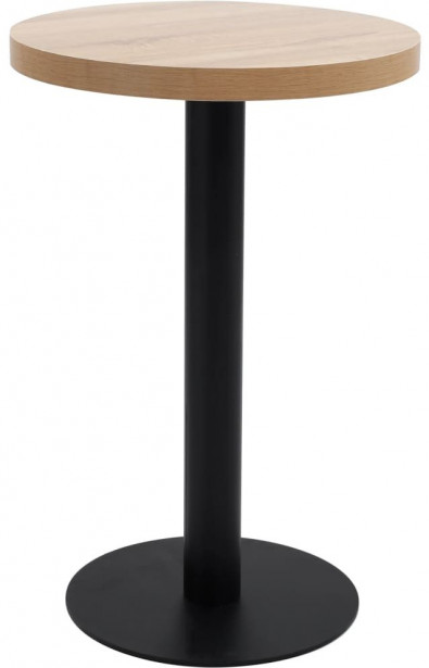 Bistropöytä vaaleanruskea mdf 50 cm_1