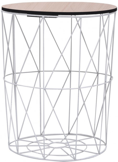 Sohvapöytä valkoinen  47 cm_1