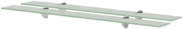 Kelluvat hyllyt, 2 kpl, lasi, 90x10 cm, 8 mm