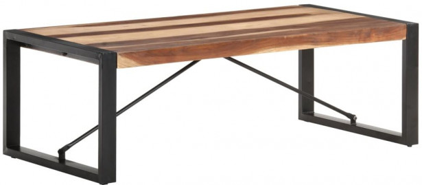 Sohvapöytä 120x60x40 cm täysi seesamviimeistelty puu_1