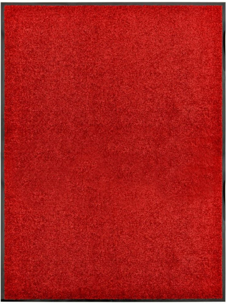 Käytävämatto, 90x120cm, pestävä, punainen