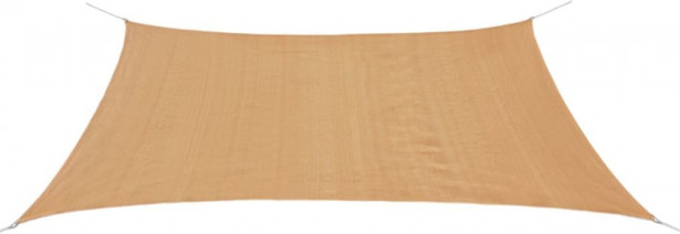 Päivänvarjo purje HDPE, suorakulmainen 2x4 m, beige