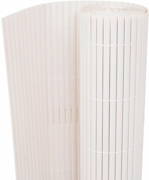 Kaksipuolinen puutarha-aita, 150x300cm, valkoinen