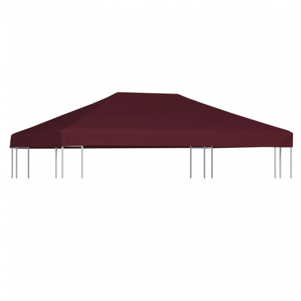 Paviljongin katto 310g/m², 3x4m, viininpunainen