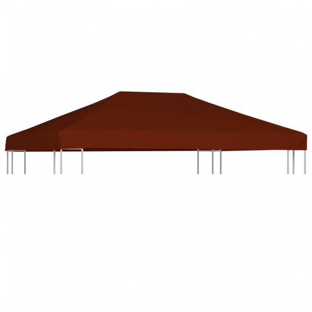 Paviljongin katto 310g/m², 3x4m, terrakotta