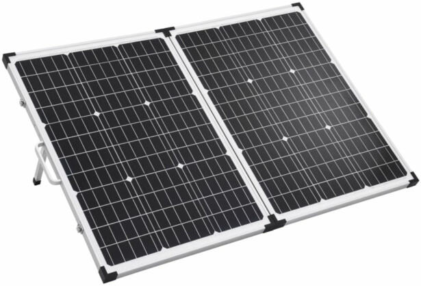 Kokoontaitettava aurinkopaneeli kotelolla, 120 W, 12 V