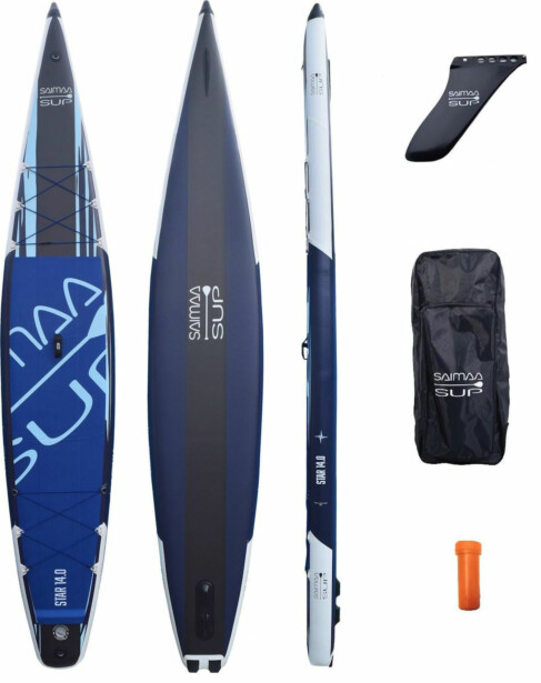 SUP-lauta Saimaa Sup Star Touring 14.0 + evä, reppu korjaussarja