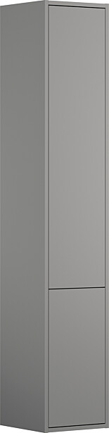 Korkea kaappi Gustavsberg Artic, 1650x300 mm, tuhkanharmaa
