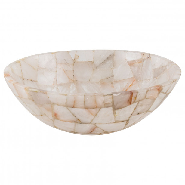 Malja-allas GemLook GL462 380x380x130 mm vuorikristalli valkoinen