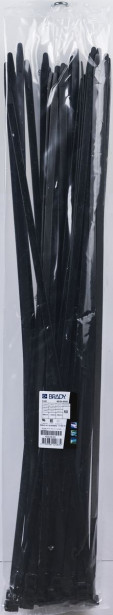 Nippuside Gelia 850x12.5mm, UV-suojattu, musta, 50kpl