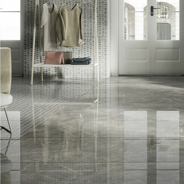 Lattialaatta Fioranese Marmorea Grigio Imperiale 30x60cm, sileä, harmaa