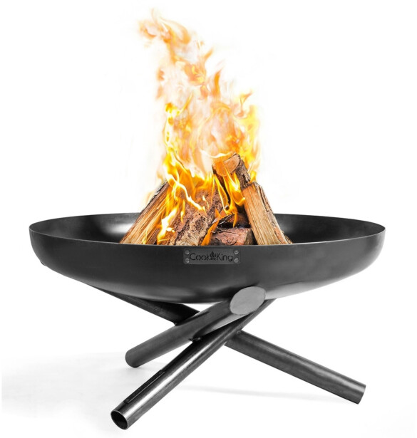 Ulkotulisija Gop CookKing Indiana, Ø60cm, teräs, musta