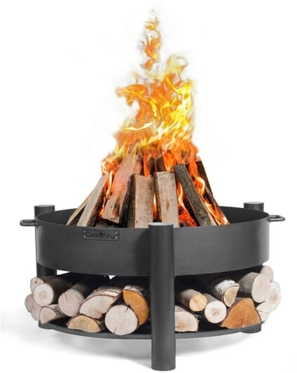 Ulkotulisija Gop CookKing Montana, Ø80cm, teräs, musta
