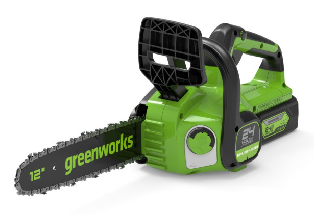 Akkumoottorisaha Greenworks GD24CS30, 30cm, 24V, 2Ah akulla