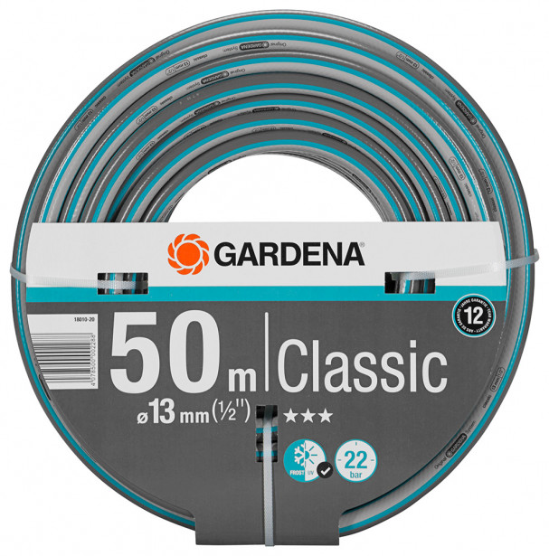 Puutarhaletku Gardena Classic, 13mm, 50m