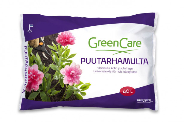 Puutarhamulta GreenCare, 80 säkkiä x 40 litraa/lava, 3200 litraa