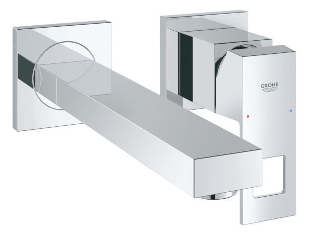 Pesuallashana Grohe Eurocube 23447000, piiloasennus, kaksireikäinen, M, kromi