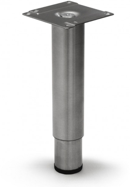 Kalustejalka Grip Rim, 130-240mm, harjattu ruostumaton teräs