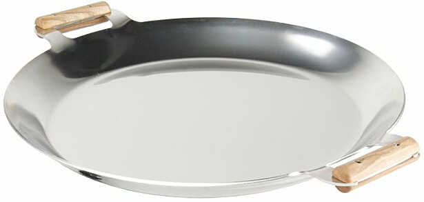 Muurinpohjapannu GrillSymbol FP-460-INOX, Ø 46cm, teräs