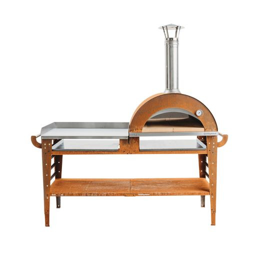 Pizzauuni GrillSymbol Pizzo XL, pöydällä, 180x81x182cm