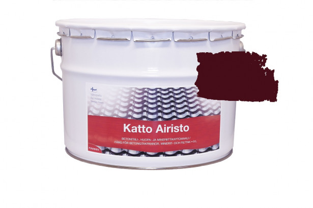 Ulkokattomaali GVK Katto Airisto, 9L, punainen