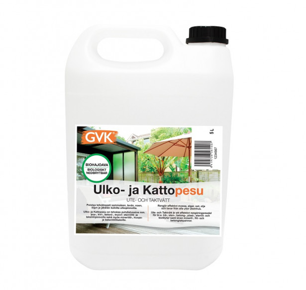 Ulko- ja kattopesu GVK, 5L