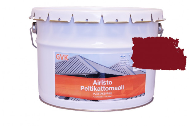 Peltikattomaali GVK, 9L, punainen