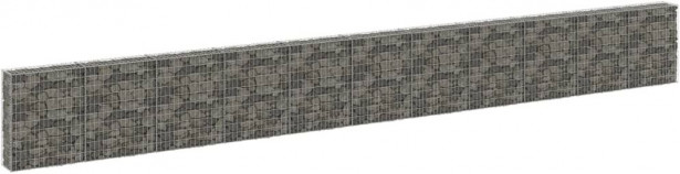 Gabion kivikori kansilla galvanoitu teräs 900x30x100 cm