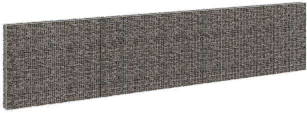 Gabion kivikori kansilla galvanoitu teräs 900x30x200 cm