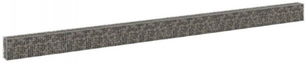 Gabion kivikori kansilla galvanoitu teräs 900x30x50 cm