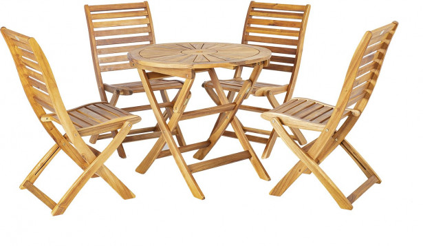 Pöytäryhmä Home4you Cherry, pöytä + 4 tuolia (2 tuolia käsinojilla)