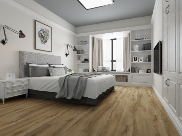 Vinyylilankku Habitas Flooring Maywood, jäykkäydin, askeläänieriste