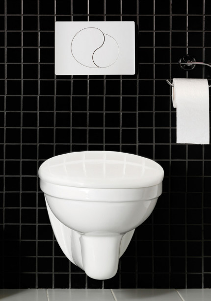 WC-ryhmä Hafa Wall, seinä-WC + kansi + painike + huuhtelujärjestelmä, valkoinen