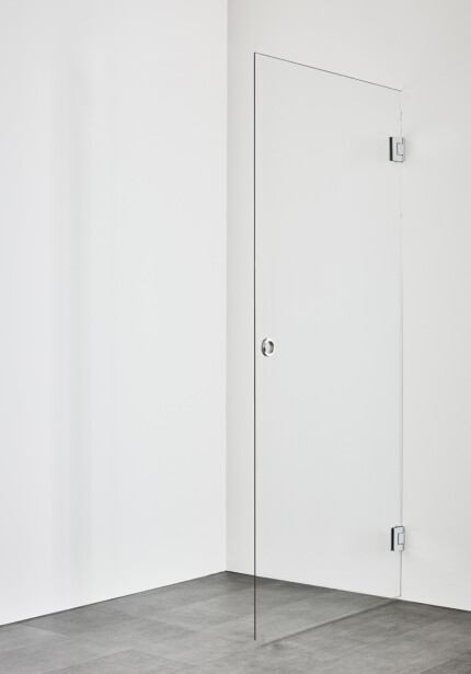 Suihkuovi Hafa Infinity 100, kirkas lasi, kromiprofiili