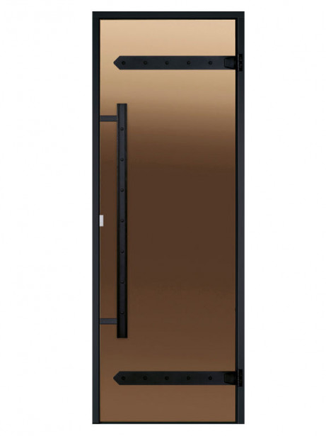 Saunan Legend-lasiovi 7x19, musta mäntykarmi, eri värivaihtoehtoja