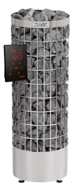 Sähkökiuas Harvia Cilindro PC90XE Steel, 9kW, 8-14m³, erillinen ohjaus