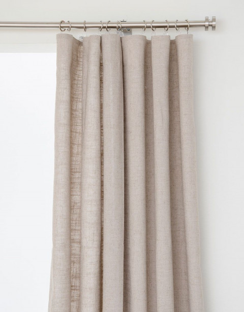 Sivuverho Hasta Lina, beige, 134x250cm