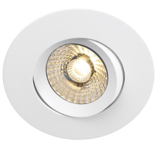 LED-alasvalo Hide-a-lite Comfort G3 Tilt 60°, 3000K, valkoinen