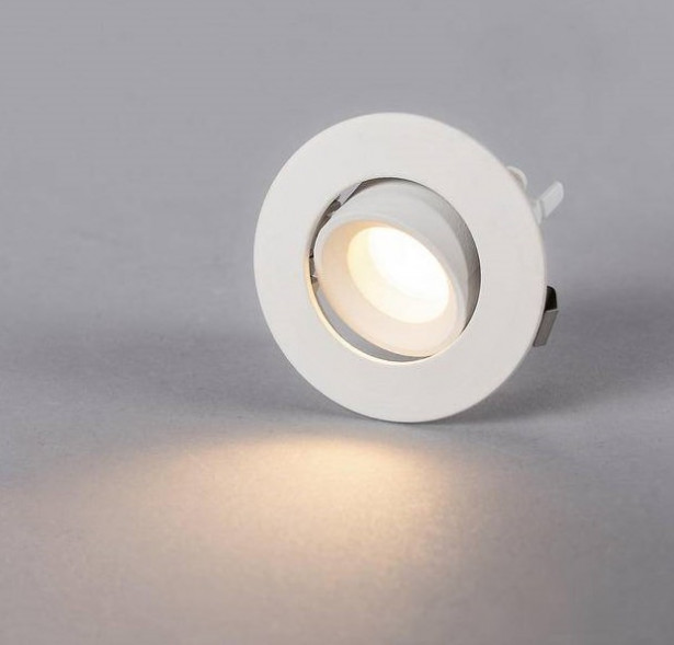 LED-alasvalo Hide-a-lite Core Smart Tilt 45°, 3000K, valkoinen