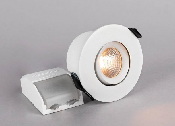 LED-alasvalo Hide-a-lite Optic S Quick ISO, 3000K, valkoinen