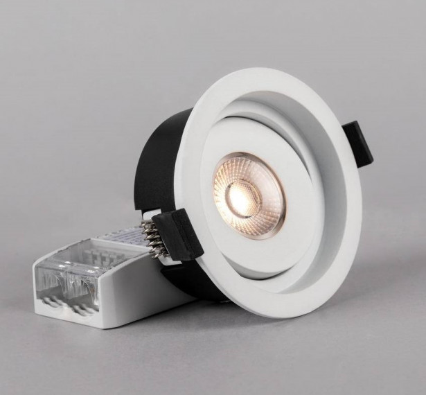 LED-alasvalo Hide-a-lite Level Quick ISO, säädettävä, valkoinen