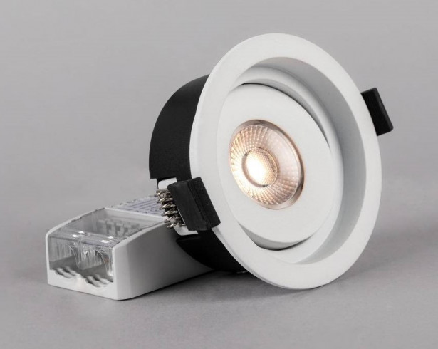 LED-alasvalo Hide-a-lite Level Quick ISO, 3000K, valkoinen