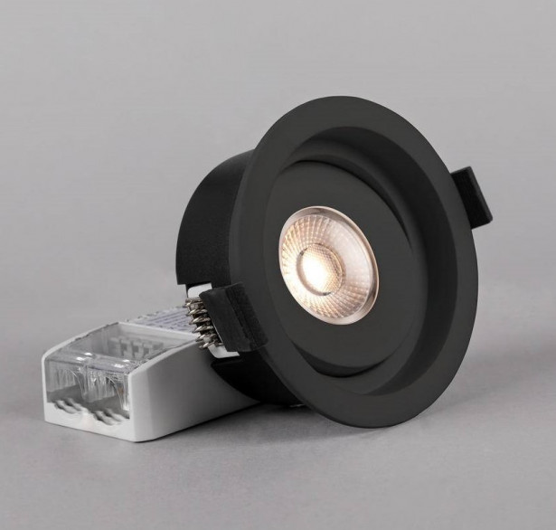 LED-alasvalo Hide-a-lite Level Quick ISO, säädettävä musta