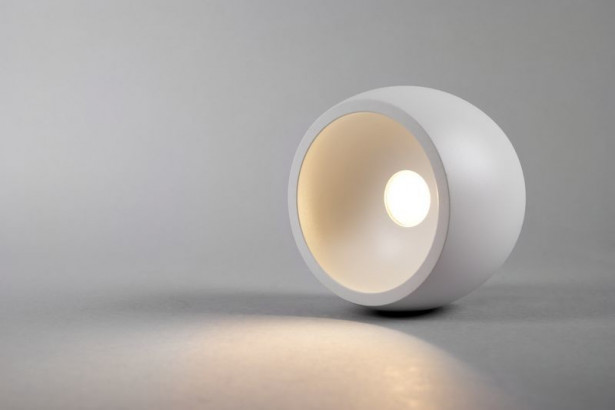 LED-kattovalaisin Hide-a-lite Globe G2 Surface, 2700K, valkoinen